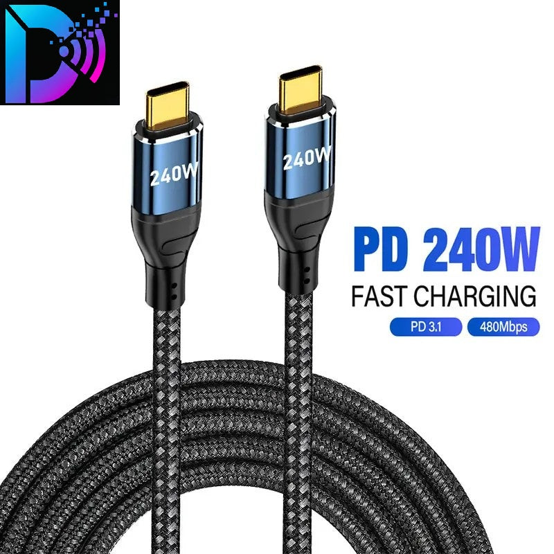 Disrupto USB-C to USB-C Cable PD3.1 240W - Ultra-Fast Charging